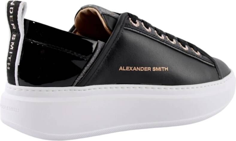 Alexander Smith Stijlvolle zwarte sneakers voor heren Black Dames