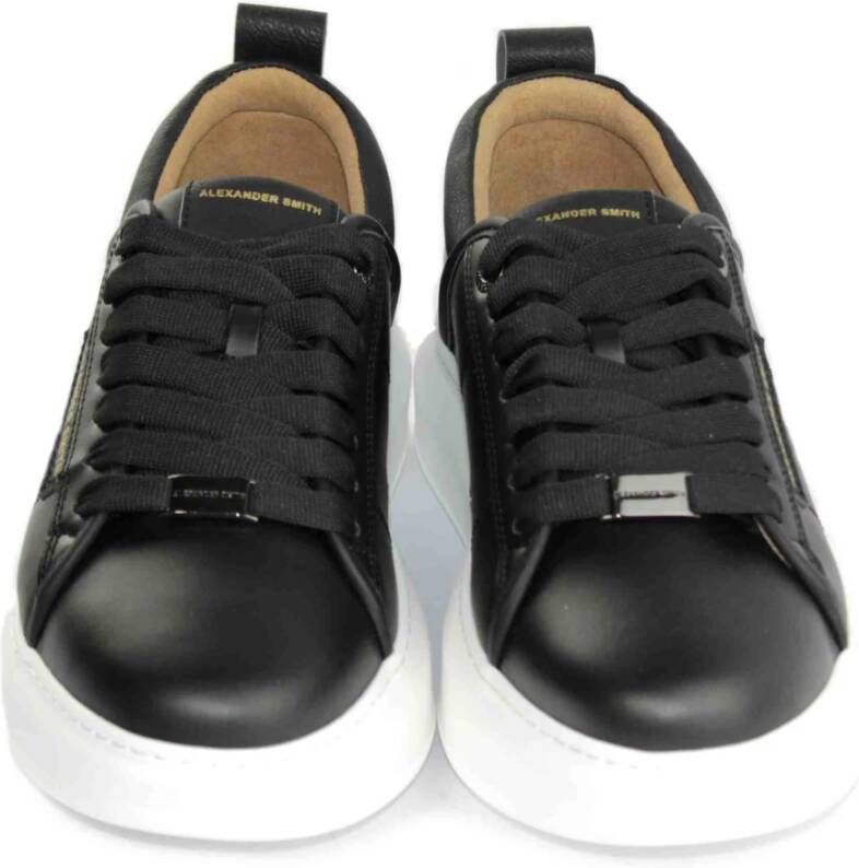 Alexander Smith Stijlvolle Zwarte Wembley Sneakers Black Heren