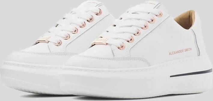 Alexander Smith Stijlvolle Sneakers in Wit White Dames