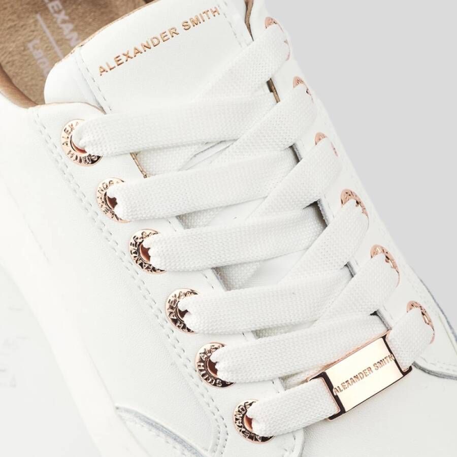 Alexander Smith Stijlvolle Sneakers in Wit White Dames