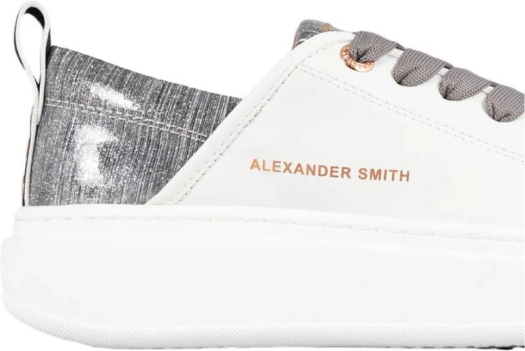 Alexander Smith Vegan Sneakers Grigio Aw24 White Dames