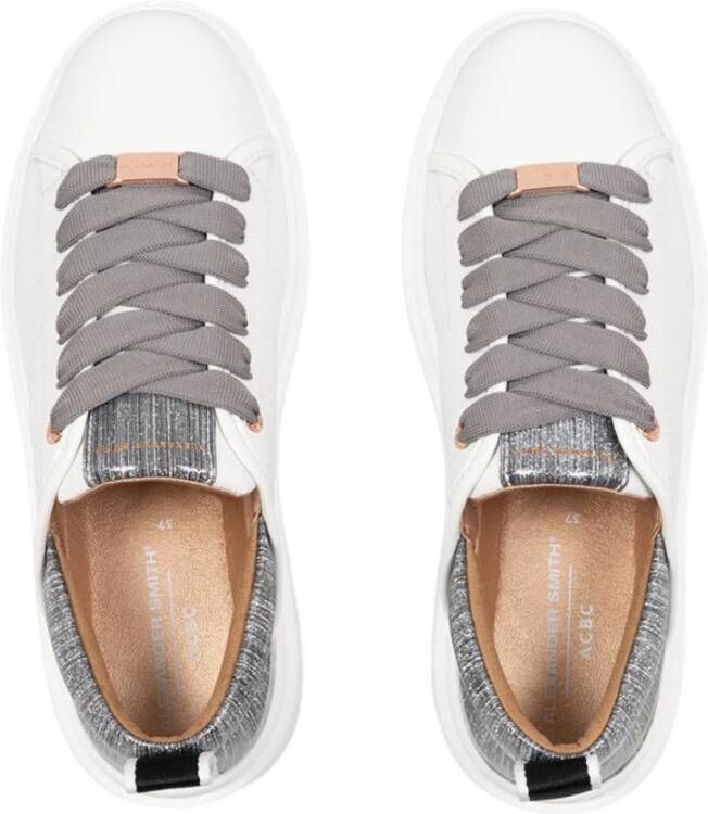 Alexander Smith Vegan Sneakers Grigio Aw24 White Dames