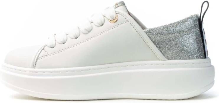 Alexander Smith Wembley Groene Sneakers met Zilveren Details White Dames