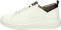 Alexander Smith Wembley Leren Sneakers Wit Zwart White Heren - Thumbnail 2