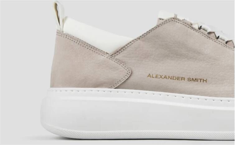 Alexander Smith Wembley MAN Light Grey White Gray Heren