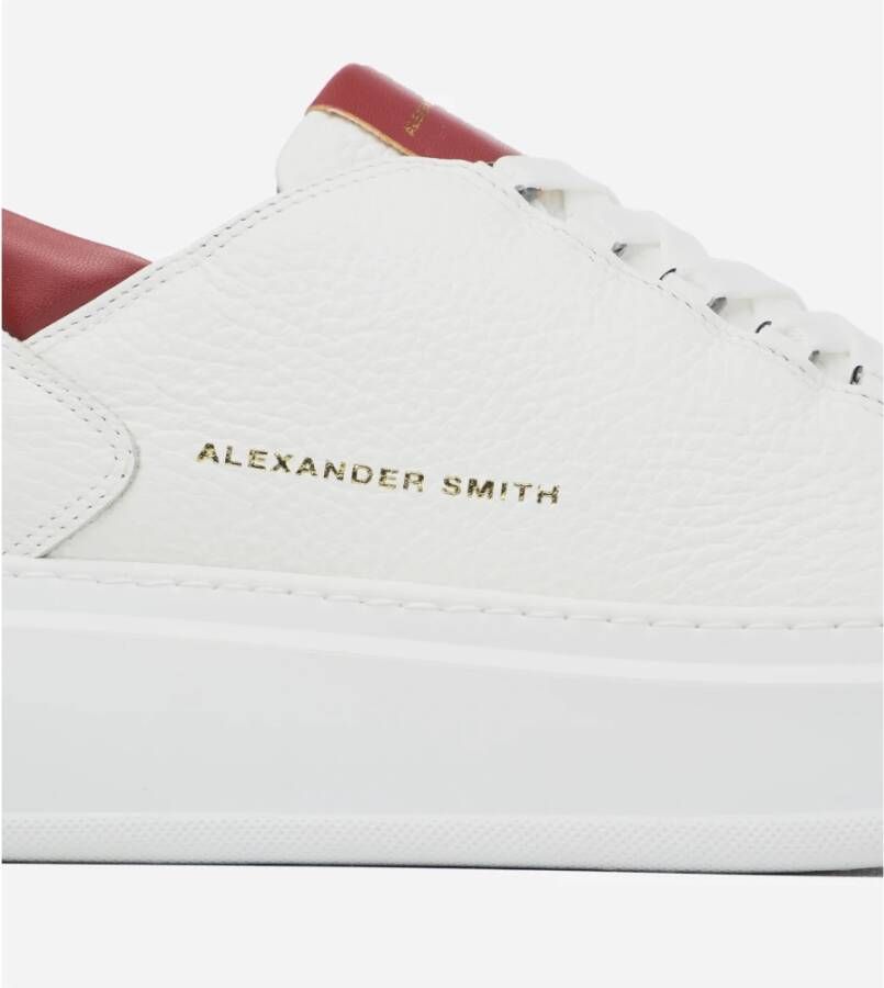 Alexander Smith Wembley Man White Red Sneakers Multicolor Heren