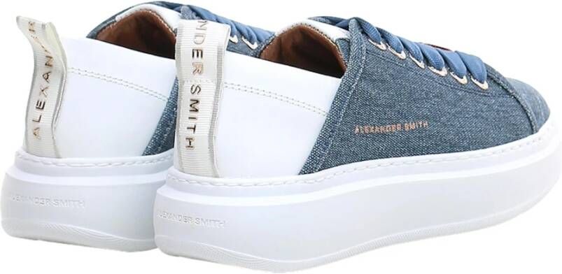 Alexander Smith Wembley Sneakers Avio White Blue Heren