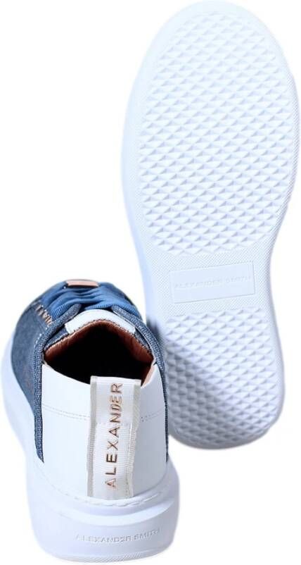 Alexander Smith Wembley Sneakers Avio White Blue Heren