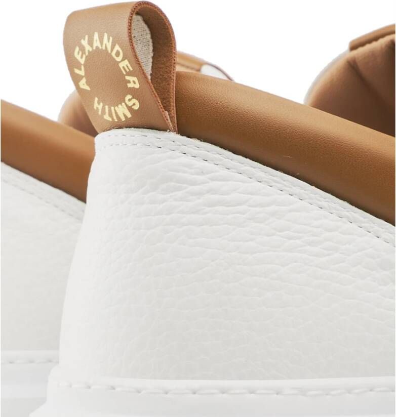 Alexander Smith Wembley White Cognac Sneakers White Heren