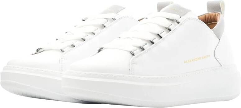 Alexander Smith Wembley White Grey Sneakers White Heren