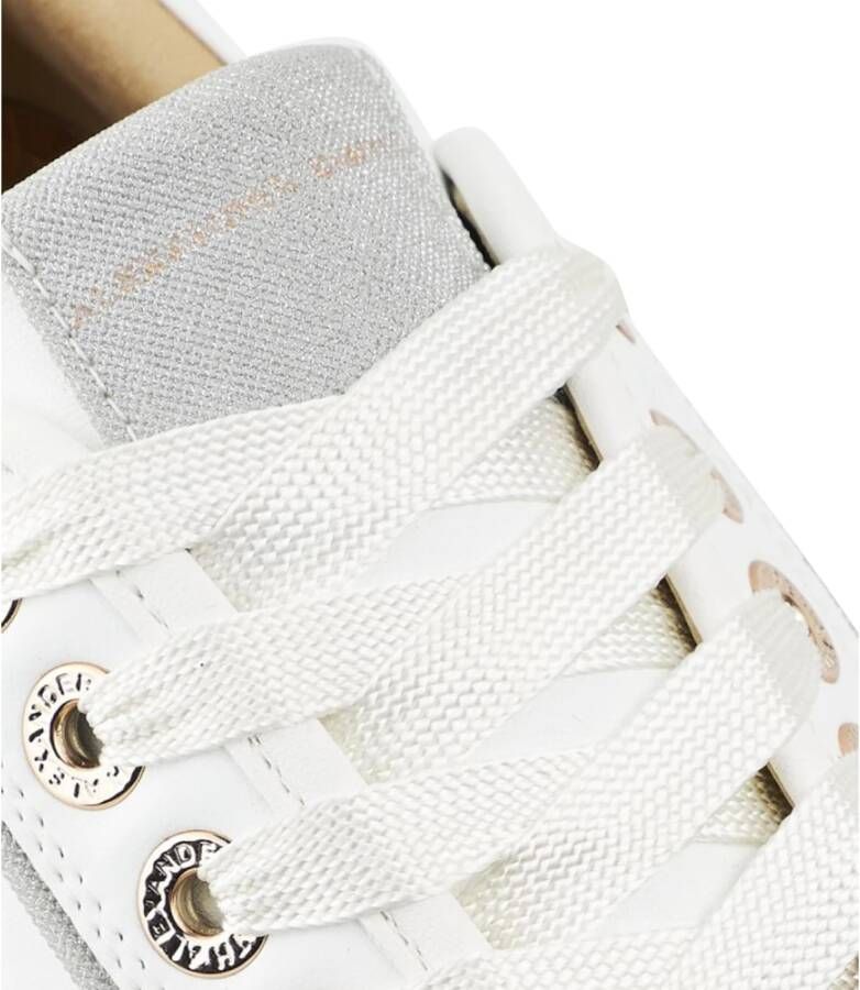 Alexander Smith Wembley White Silver Sneakers White Dames