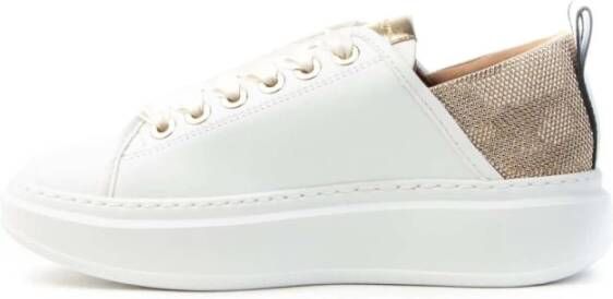 Alexander Smith Wembley Wit Goud Sneakers Vrouwen White Dames