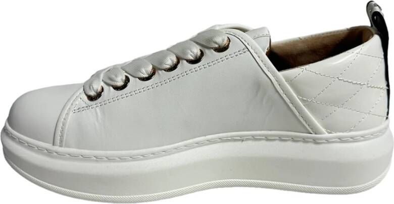 Alexander Smith Wembley Witte Leren Sneakers White Dames