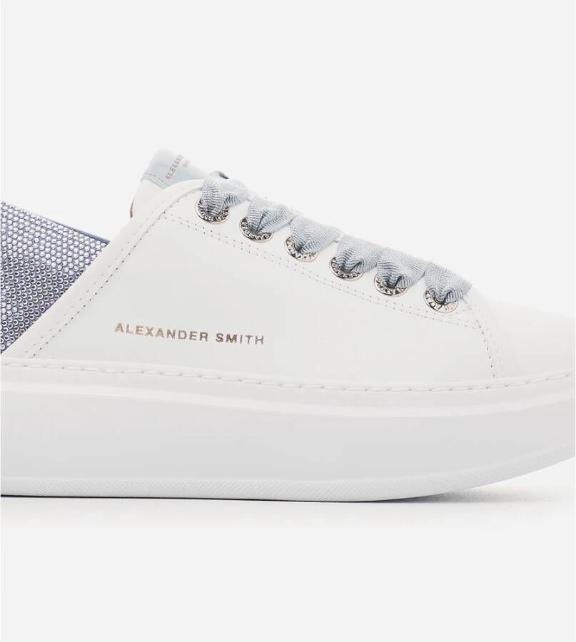 Alexander Smith Wembley Woman White Avio Sneakers Multicolor Dames