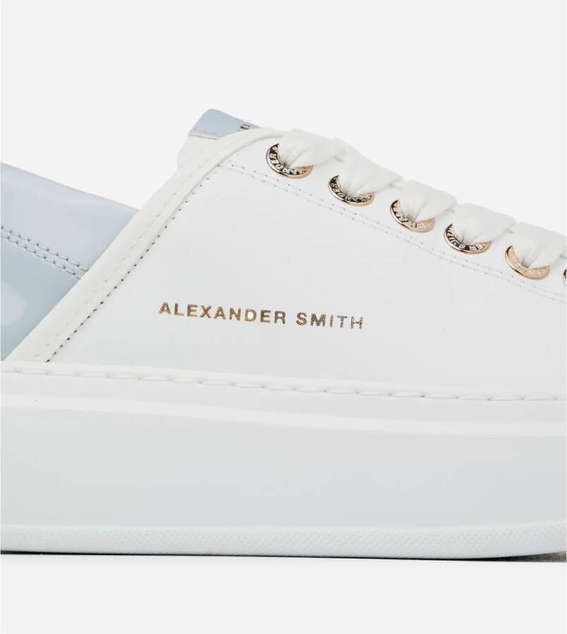 Alexander Smith Wembley Woman White Azure Sneakers Multicolor Dames