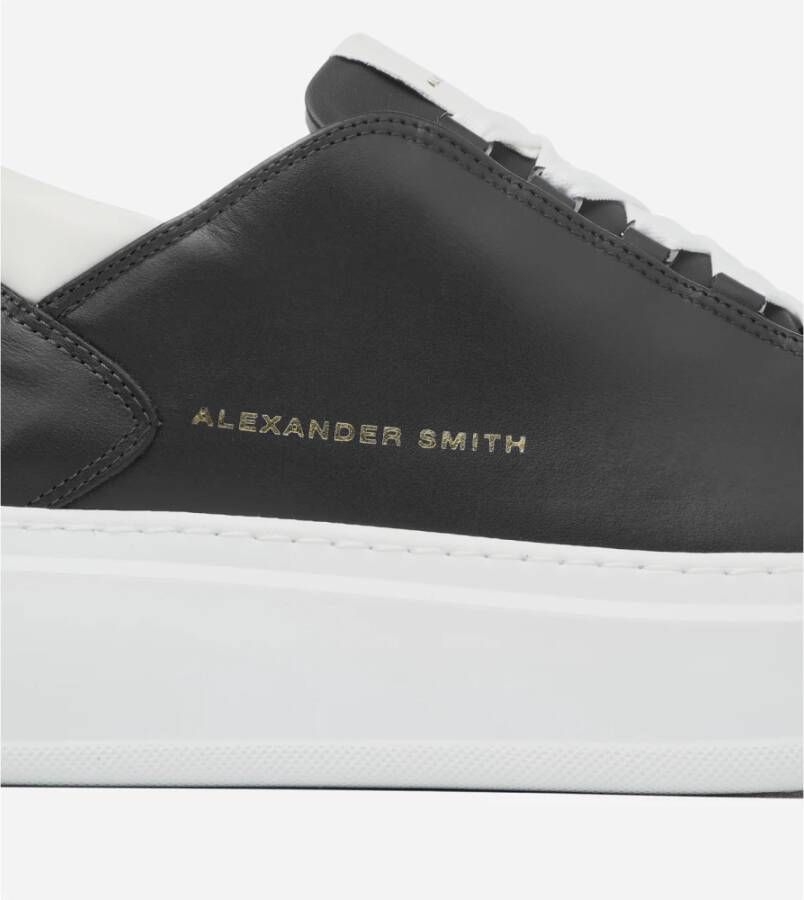 Alexander Smith Wembley Zwart Wit Sneakers Black Heren