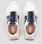 Alexander Smith Wit Blauw Runner Sneakers White Heren - Thumbnail 5