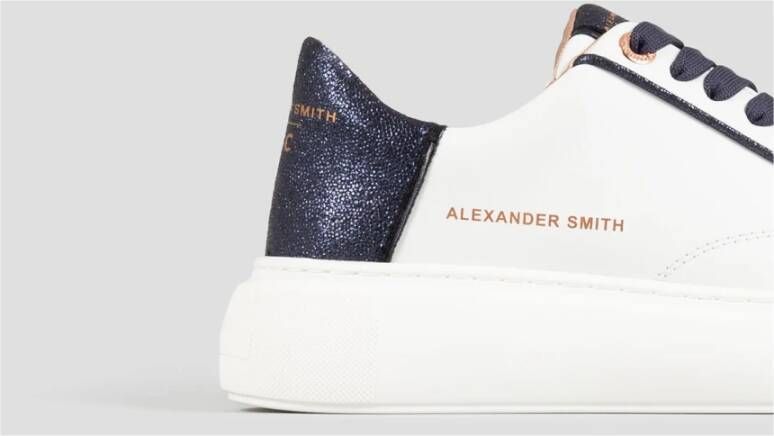 Alexander Smith Wit Blauwe Sneakers Multicolor Dames