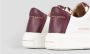 Alexander Smith Wit Bordeaux Leren Sneakers White - Thumbnail 10