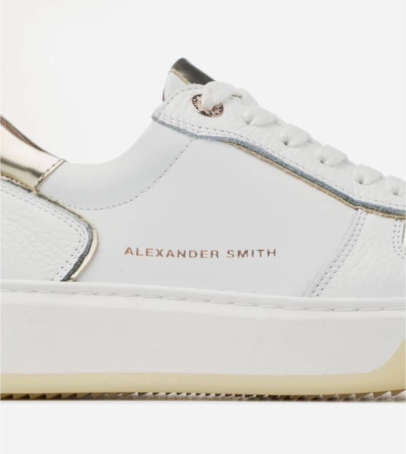 Alexander Smith Wit Goud Sneakers Elegante Stijl Multicolor Dames