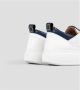 Alexander Smith Witte-blauwe leren sneakers Wembley stijl White Heren - Thumbnail 3