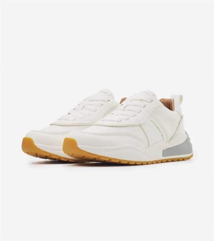 Alexander Smith Witte Eco-Dover Sportieve Sneakers White Heren