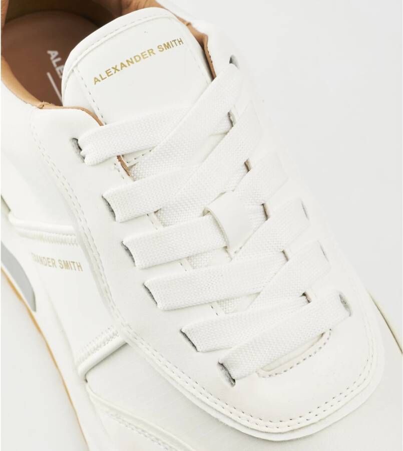 Alexander Smith Witte Eco-Dover Sportieve Sneakers White Heren