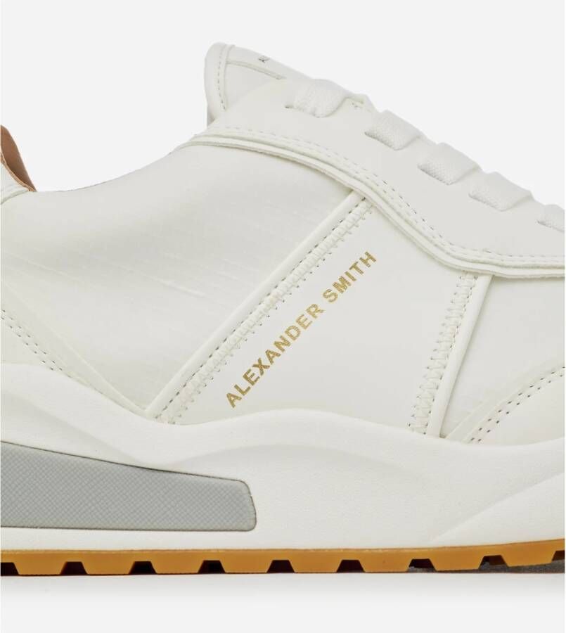 Alexander Smith Witte Eco-Dover Sportieve Sneakers White Heren