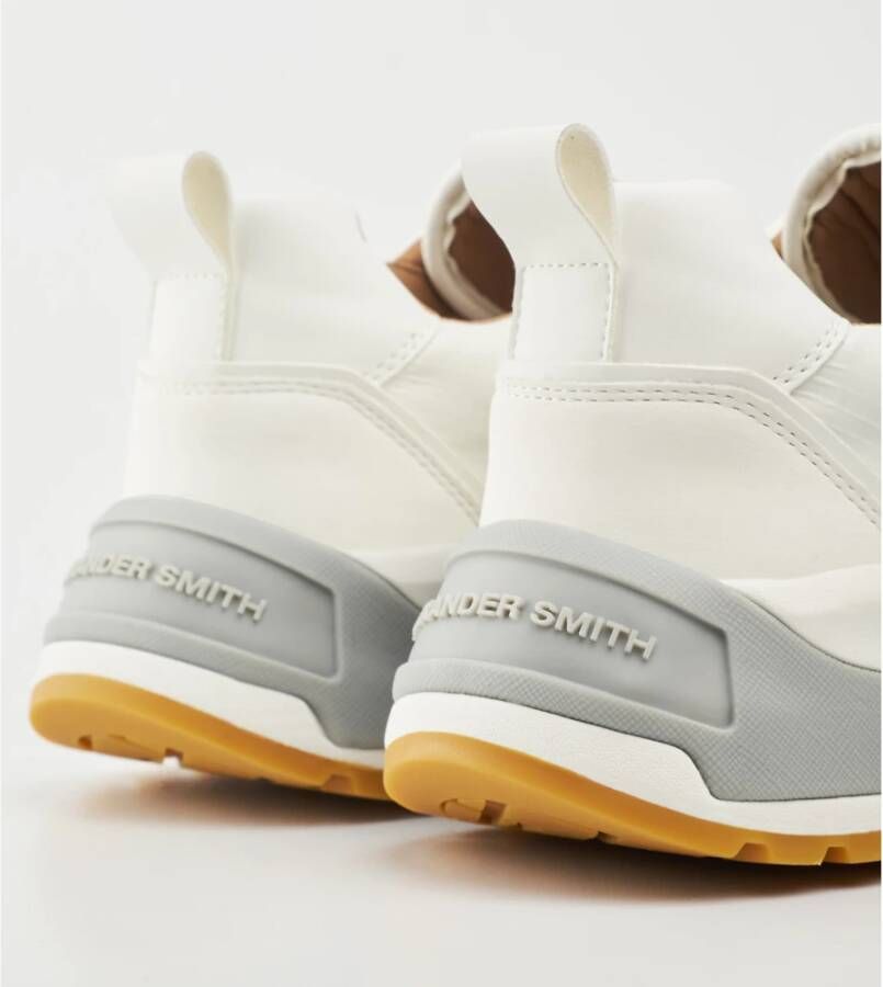 Alexander Smith Witte Eco-Dover Sportieve Sneakers White Heren