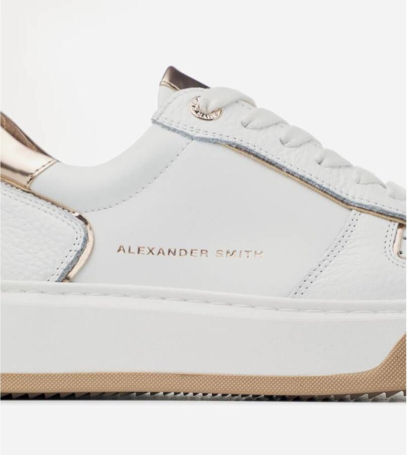 Alexander Smith Witte Koperen Sneakers Multicolor Dames