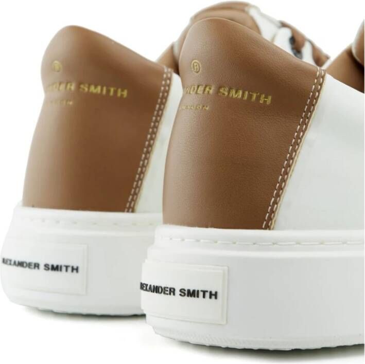 Alexander Smith Witte Leren Veterschoenen 8250Wgd White Heren