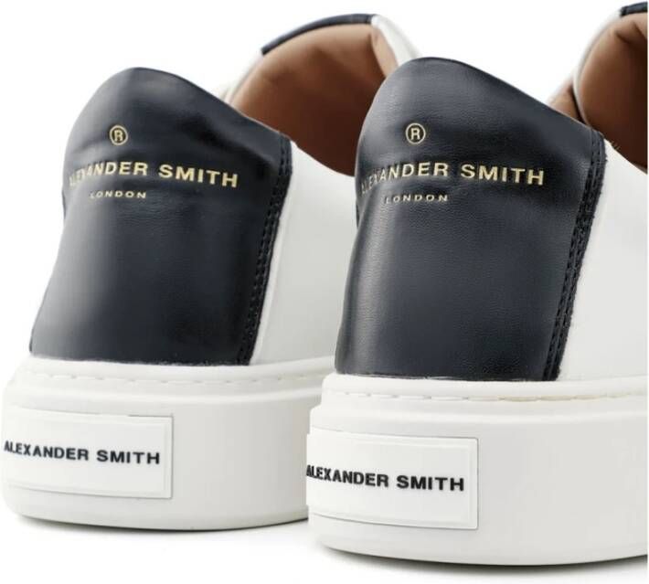 Alexander Smith Witte Leren Veterschoenen 9010Wbk White Heren