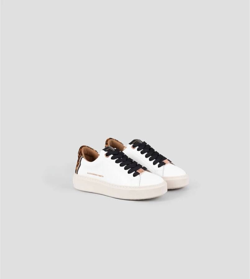 Alexander Smith Witte Mac Sand Jubileum Sneakers White Dames