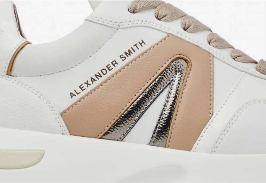 Alexander Smith Witte Nude Hyde Dames Sneakers White Dames