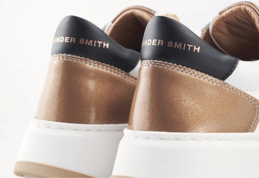 Alexander Smith Witte Roest Harrow Vrouw Sneakers Wit Dames