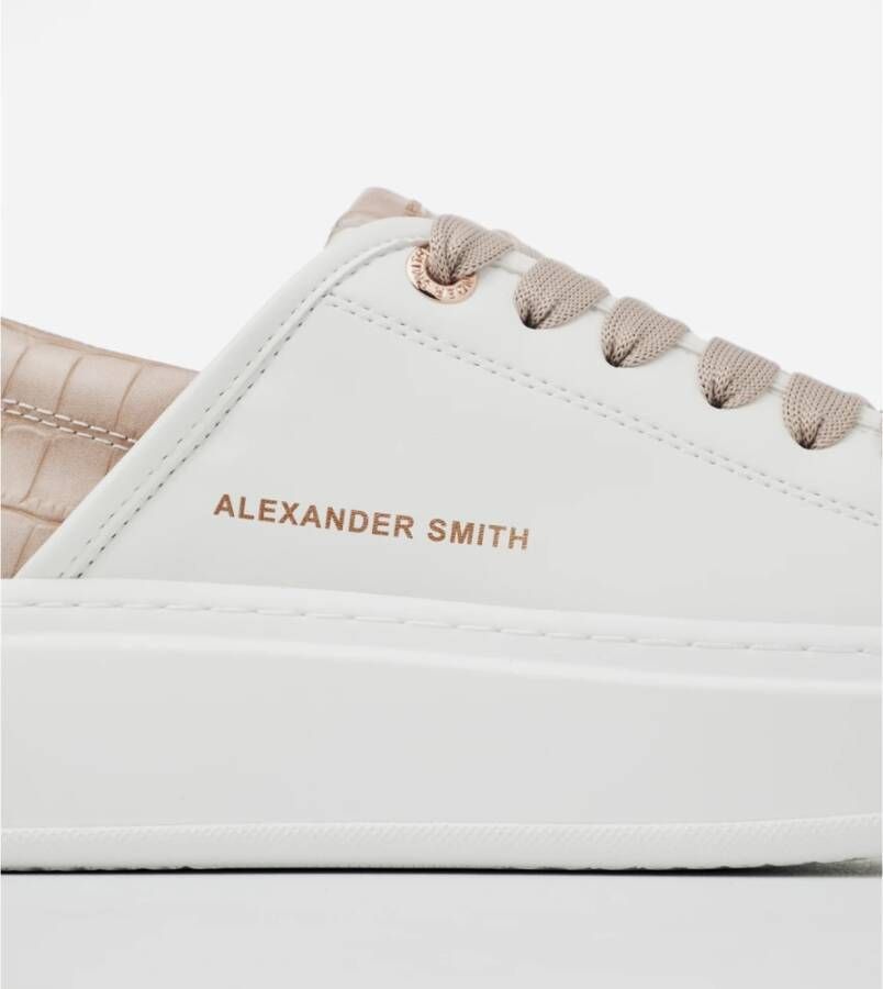 Alexander Smith Witte Roos Eco Wembley Sneakers Multicolor Dames