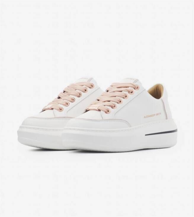 Alexander Smith Witte-Roze Sneakers LSW 1948 White Dames