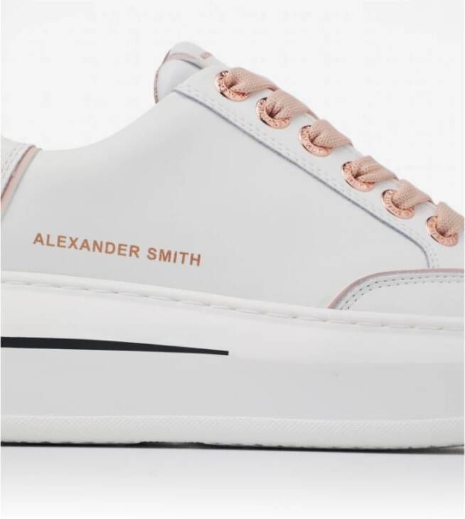 Alexander Smith Witte-Roze Sneakers LSW 1948 White Dames