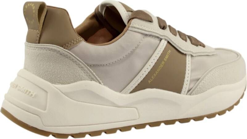 Alexander Smith Witte Sand Dover Sneakers White Heren