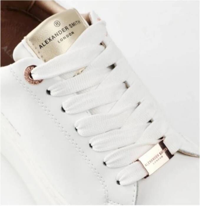 Alexander Smith Witte Sneakers Alazldw 8010.Wrs Model White Dames