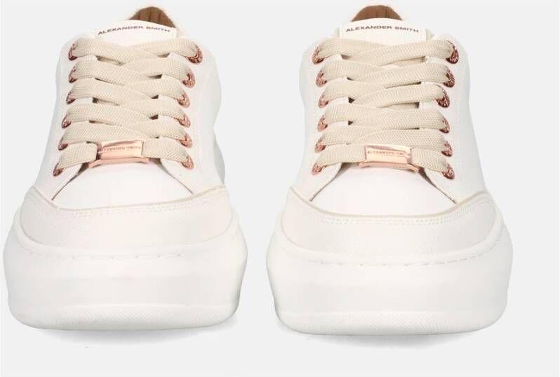 Alexander Smith Witte Sneakers Lancaster Stijl White Dames