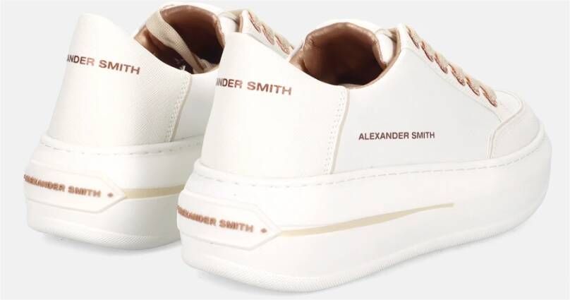 Alexander Smith Witte Sneakers Lancaster Stijl White Dames