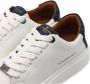 Alexander Smith Witte Sneakers met Blauwe Leren Accenten White Heren - Thumbnail 3