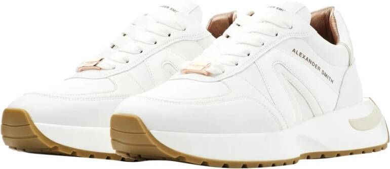 Alexander Smith Witte Sneakers Totale Hyde Stijl White Dames