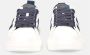 Alexander Smith Eco Wembley Leren Sneaker Wit Blauw White Heren - Thumbnail 4