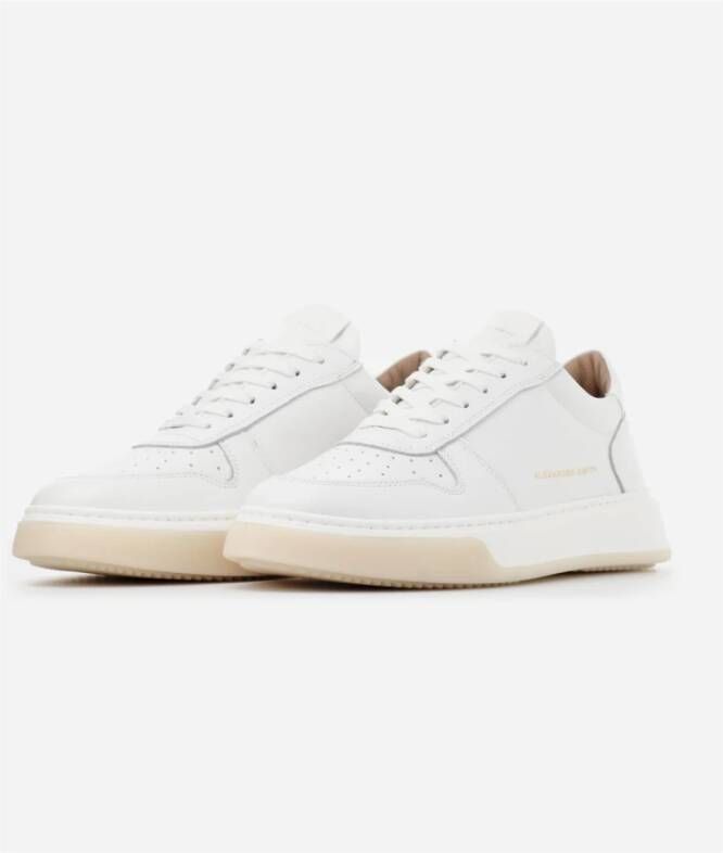 Alexander Smith Witte Total Man Sneakers White Heren