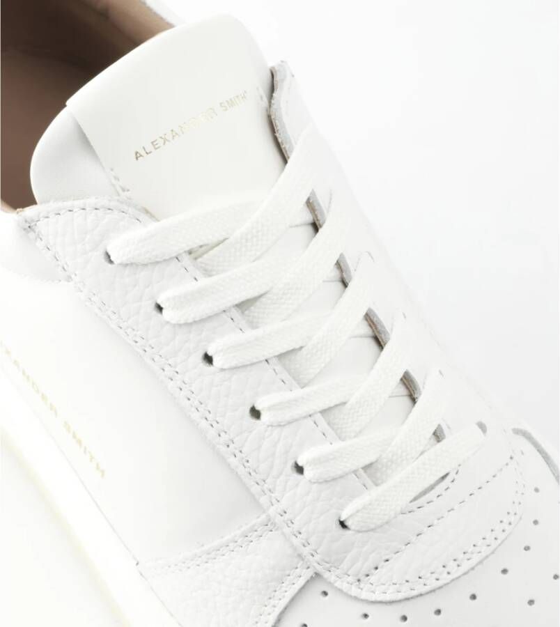 Alexander Smith Witte Total Man Sneakers White Heren