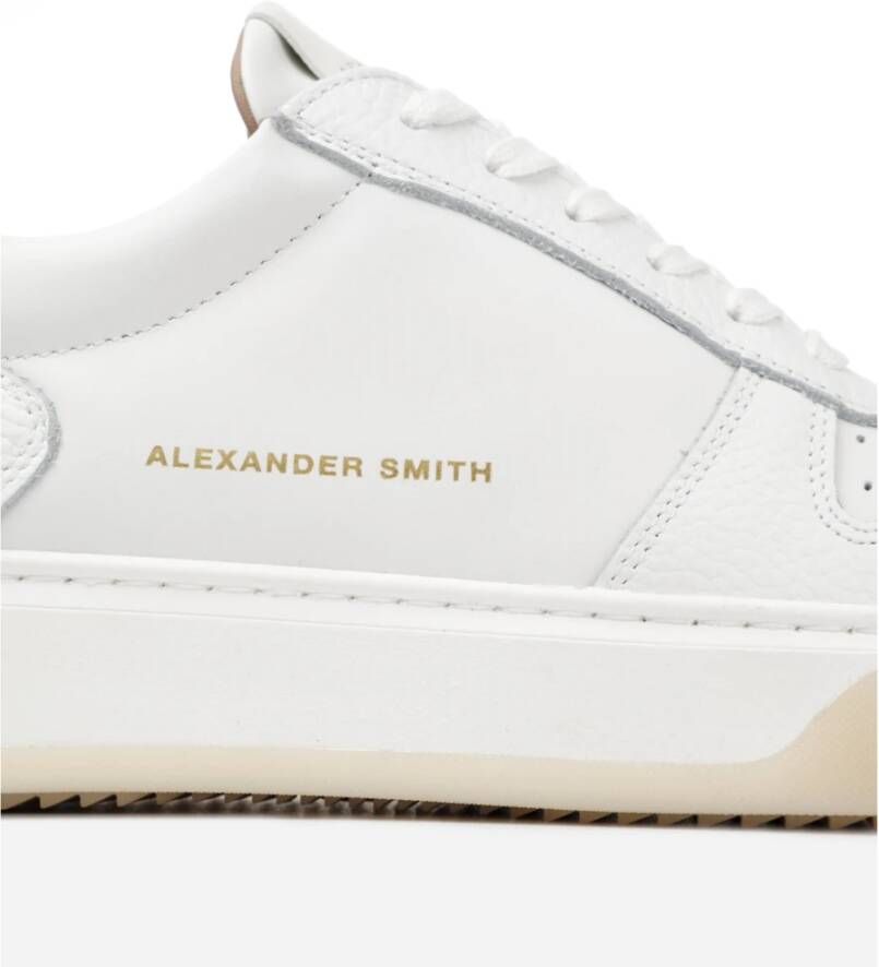 Alexander Smith Witte Total Man Sneakers White Heren