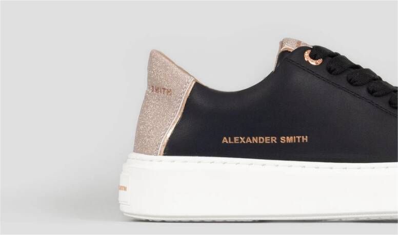 Alexander Smith Zwart Koper Londen Vrouw Sneakers Black Dames