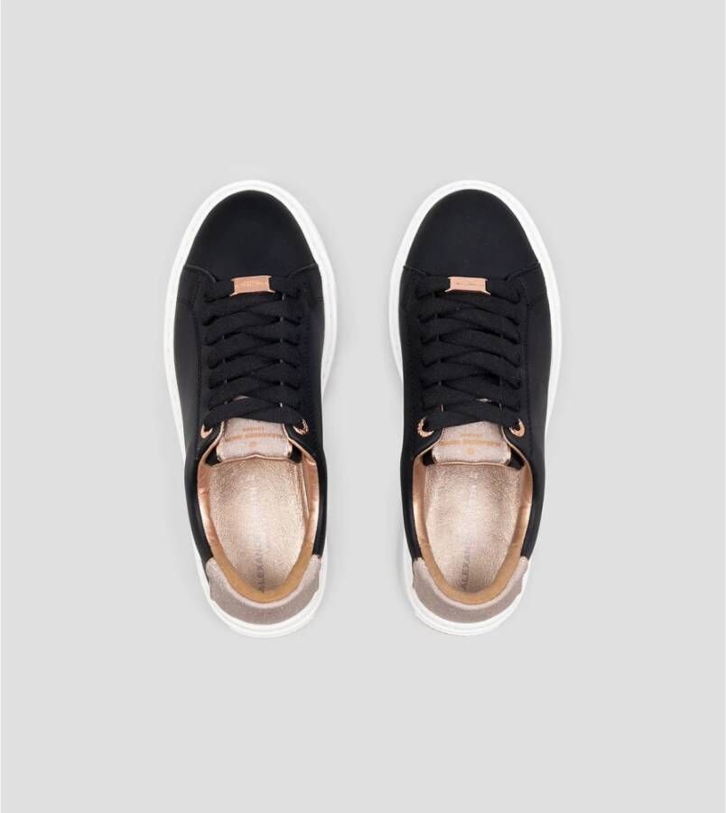 Alexander Smith Zwart Koper Londen Vrouw Sneakers Black Dames